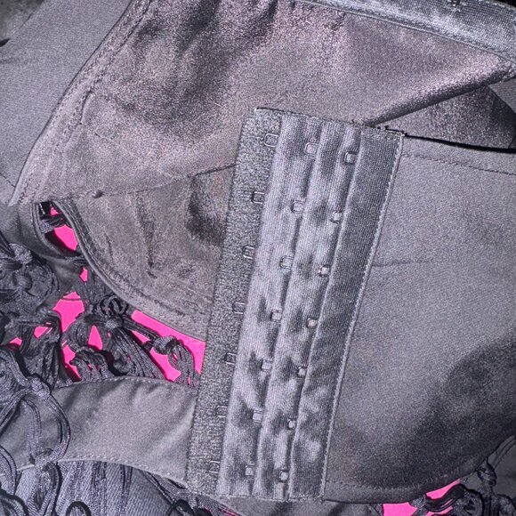 Black Nasty Gal Bustier with Tassels S - Picture 7 of 8